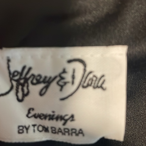 Vintage 1990 Jeffery & Dara Evening Velvet Embellished Cocktail Blouse - Picture 7 of 9